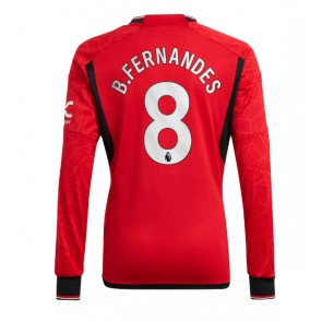 Maillot de foot Manchester United Bruno Fernandes #8 Domicile 2023-24 Manche Longue